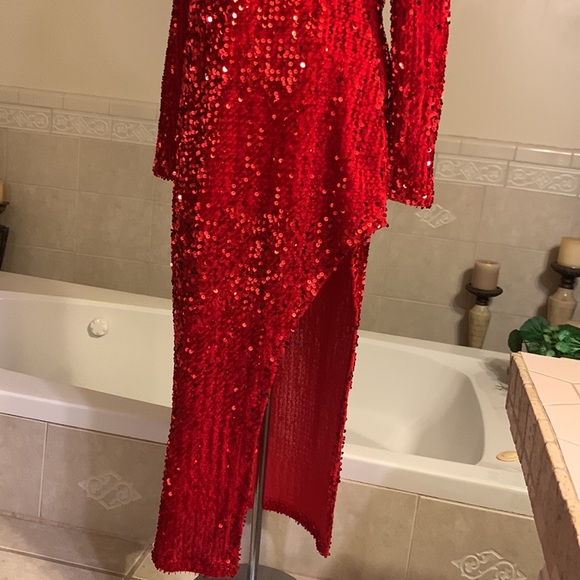 Red Evening Dress - Picture 2 of 12
